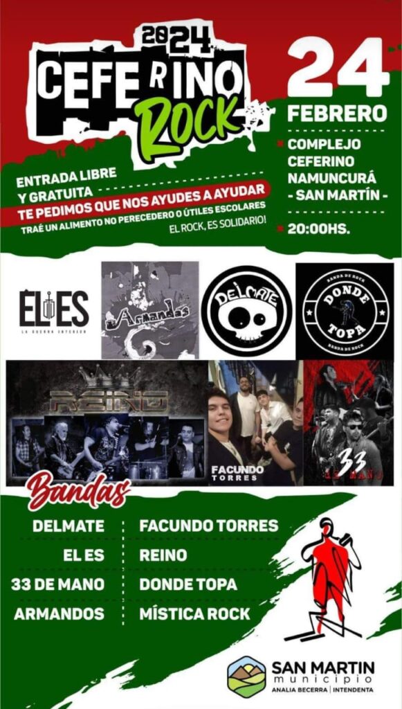 evento ceferino rock 2024 ruta del algarrobo san juan