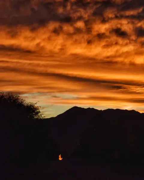 atardecer en valle fertil san juan