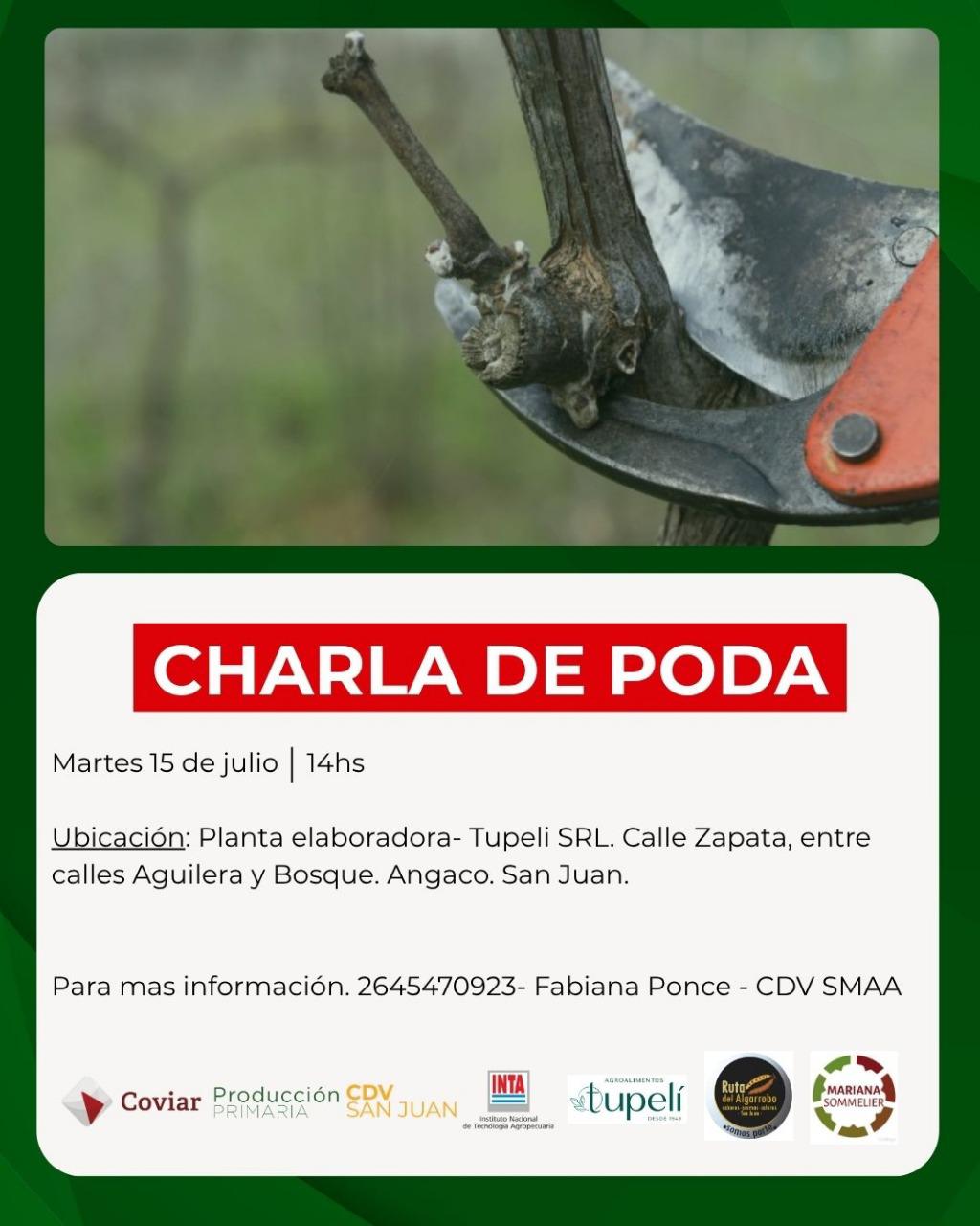 charla de poda